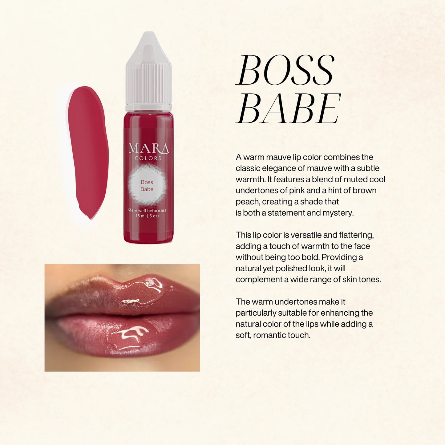 Mara Pro Lip Blush Pigment Set Nude