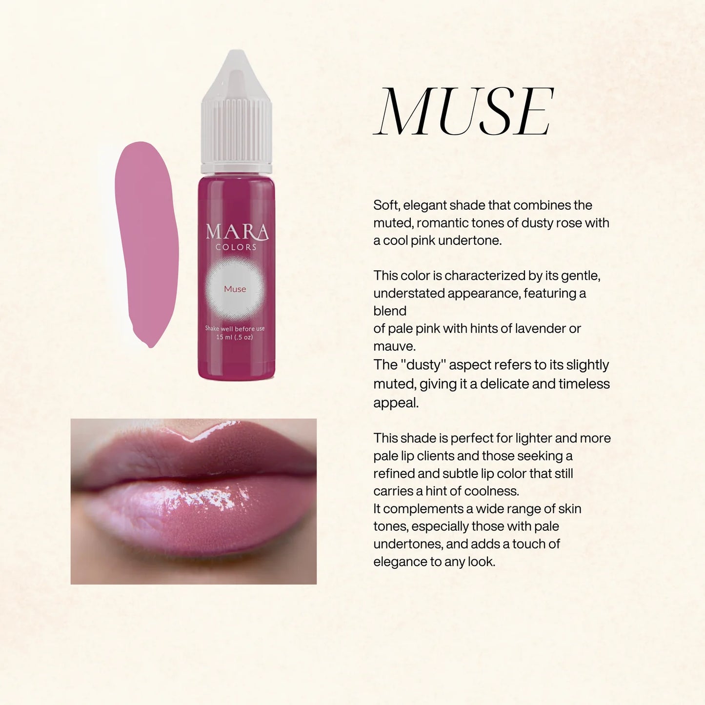 Mara Pro Lip Blush Pigment Set Nude