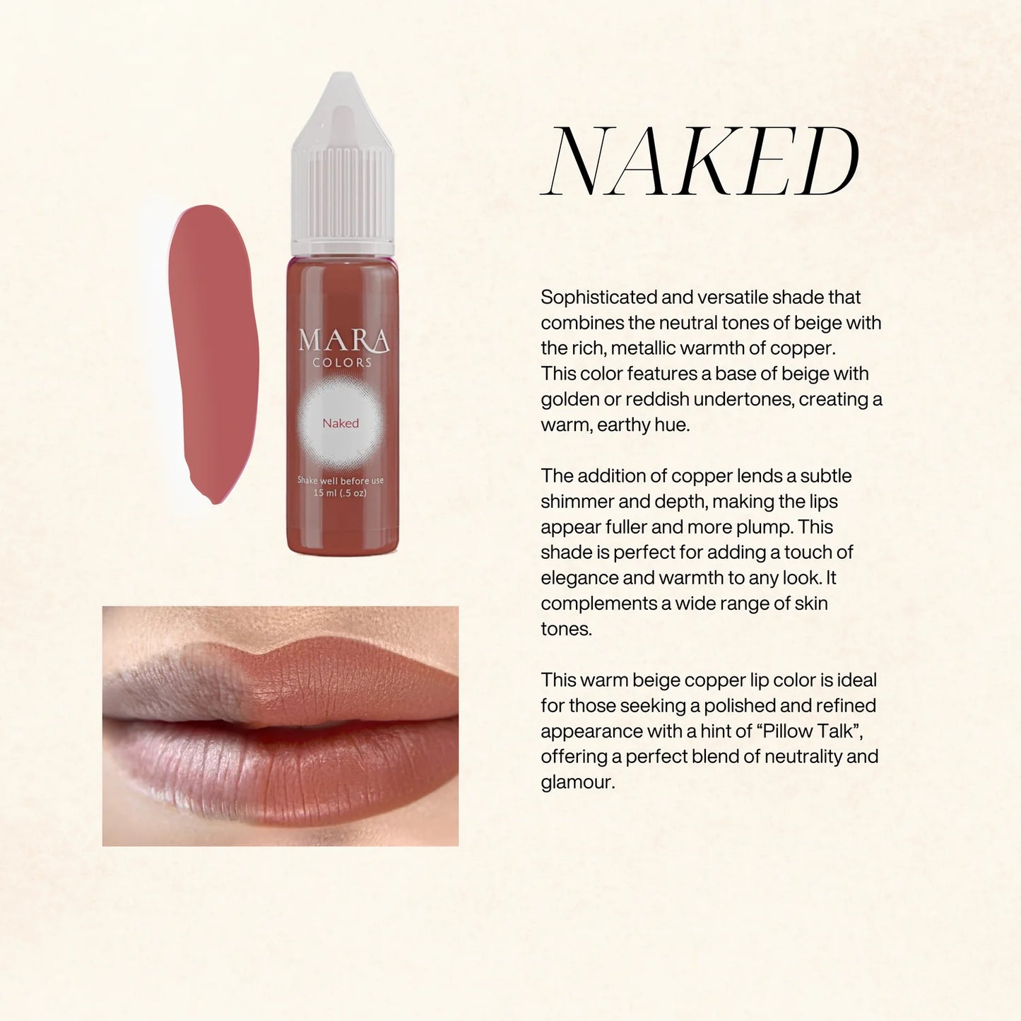 Mara Pro Lip Blush Pigment Set Nude