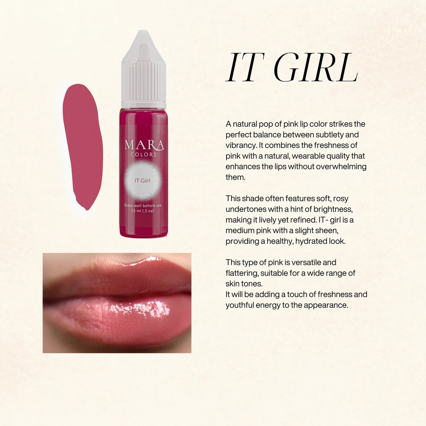 Mara Pro Lip Blush Pigment Set Nude