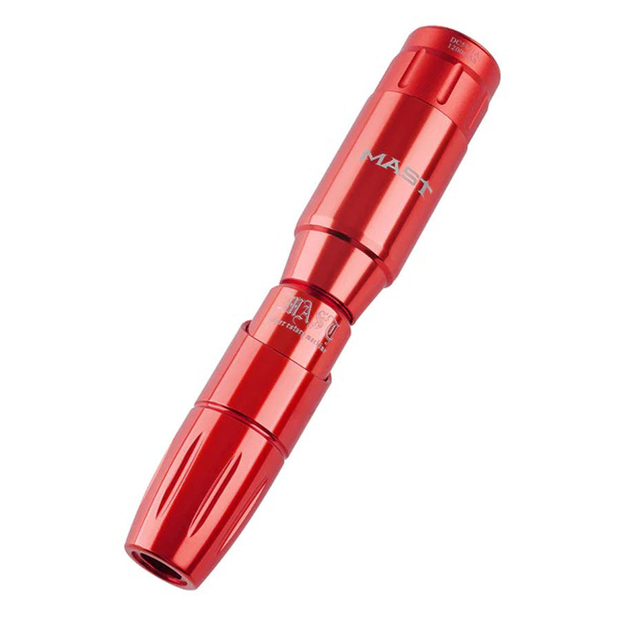 Mast Tour Wireless Tattoo Machine With Battery Kit (Red)
