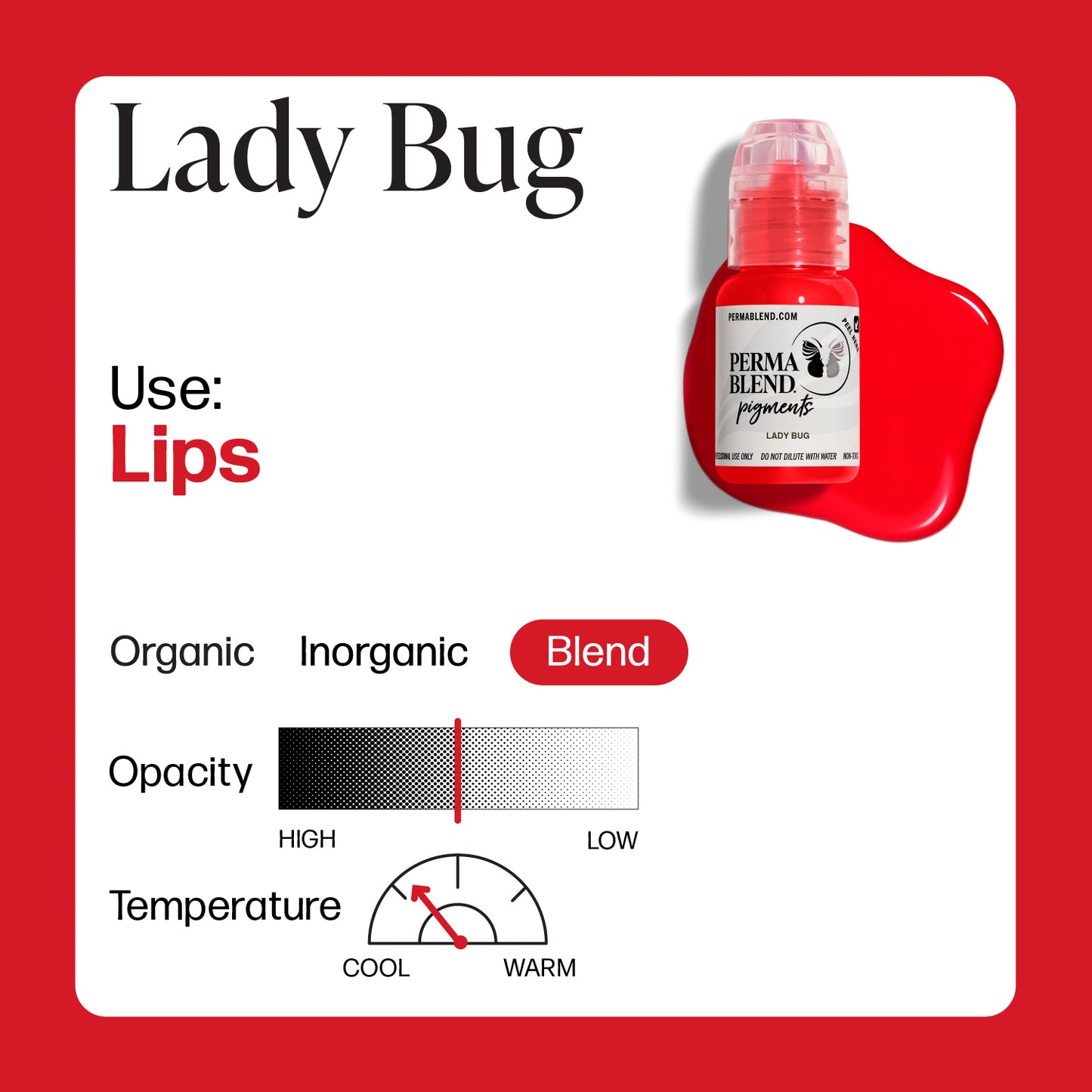 Perma Blend Lady Bug *EXPIRED* (For practice use only)
