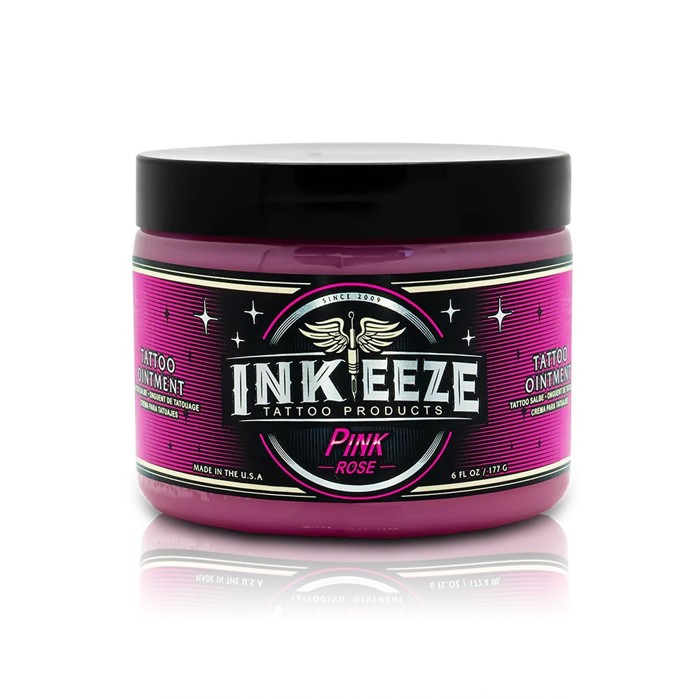 INK-EEZE Pink Glide Tattoo Ointment - 6oz