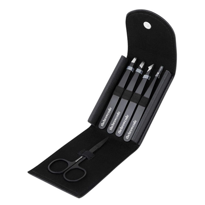 Eyebrow Tweezer Set + FREE Trimming Scissors