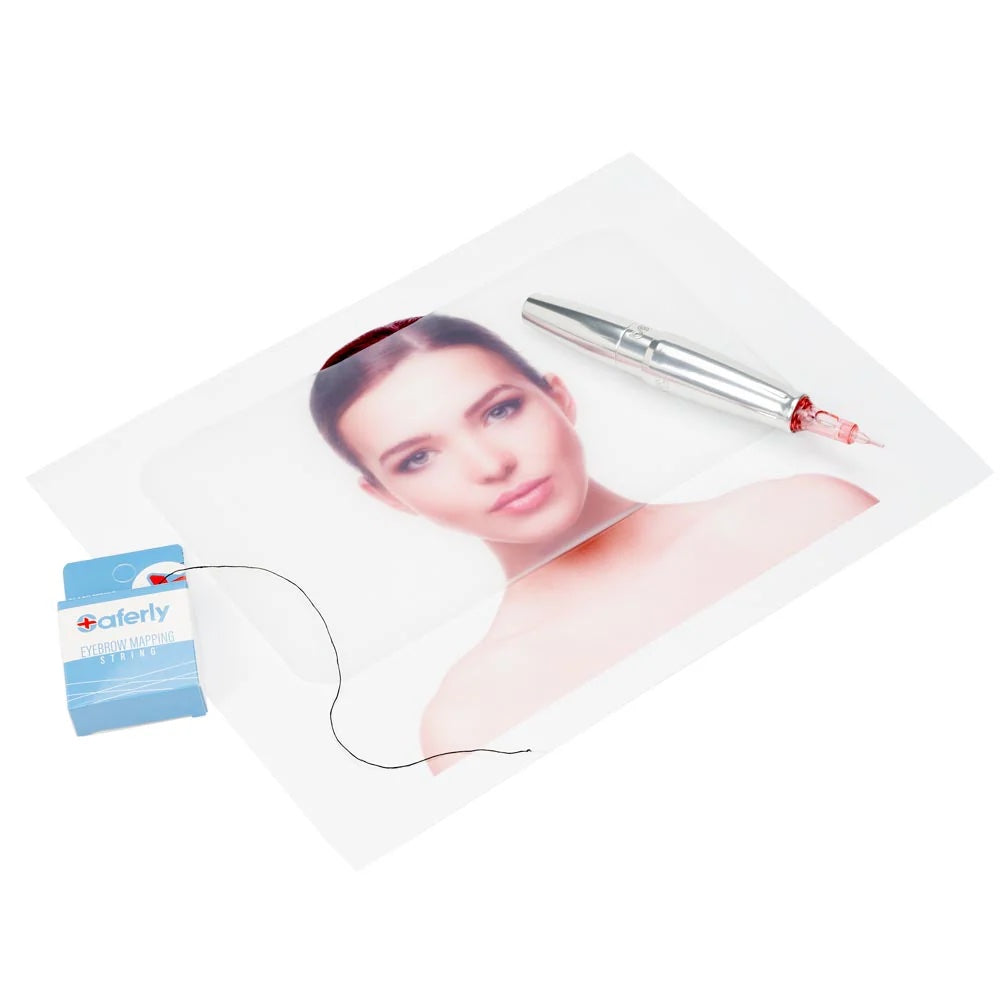 APOF 8” x 5.5” PMU Flex Practice Skin For Permanent Makeup - Clear