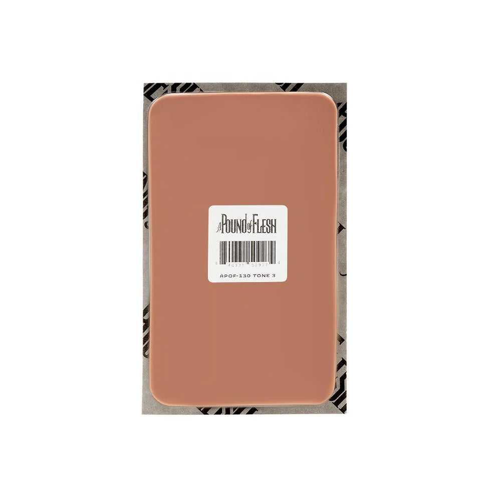 APOF 8” x 5.5” PMU Flex Practice Skin For Permanent Makeup - Fitzpatrick Tone 3