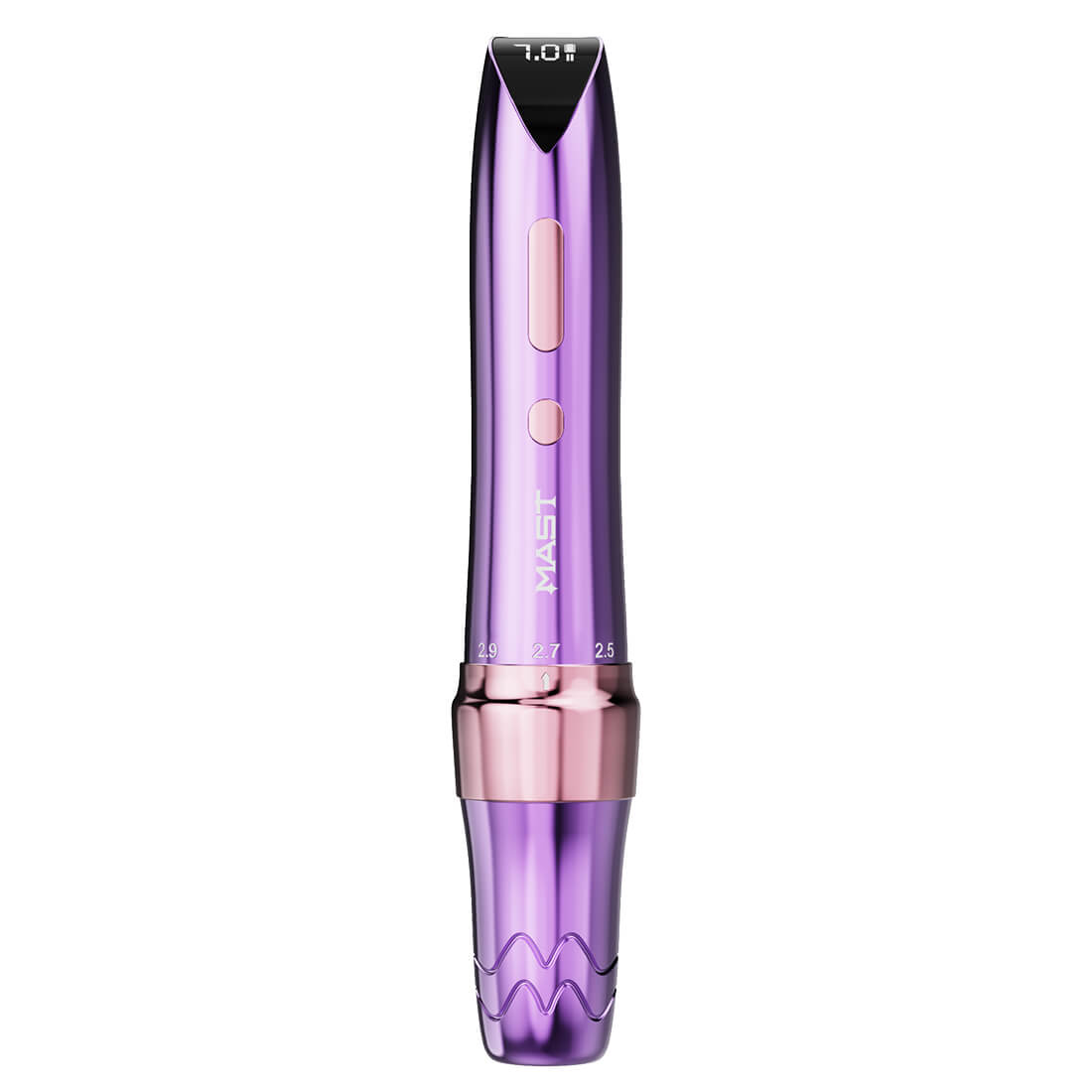Mast P60 - Wireless Tattoo Pen Machine With 2.2-3.2MM Adjustable Stroke (Purple)