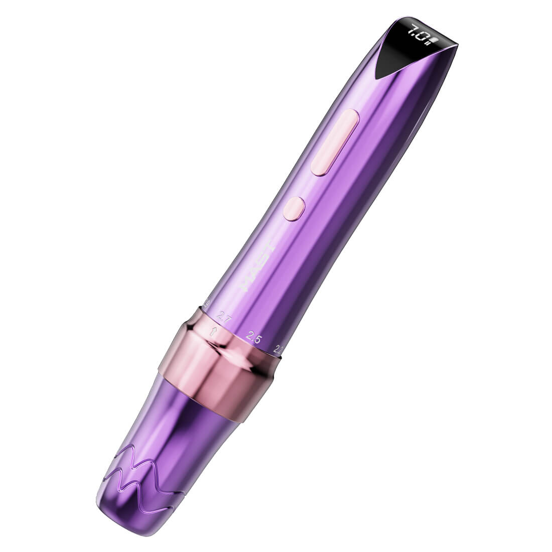 Mast P60 - Wireless Tattoo Pen Machine With 2.2-3.2MM Adjustable Stroke (Purple)