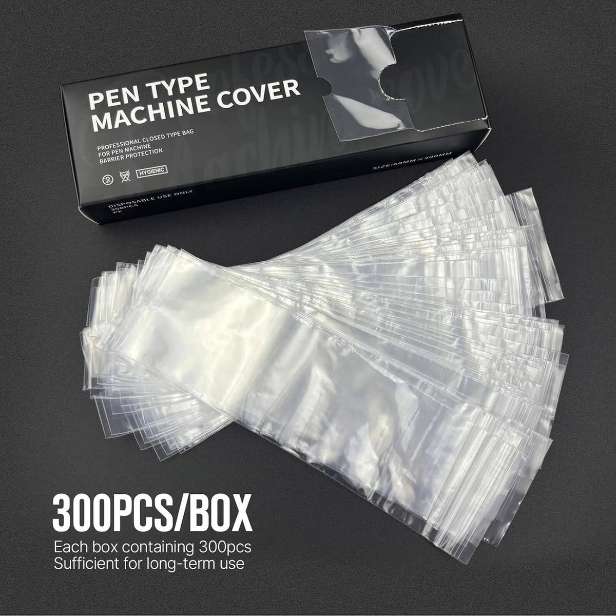 Tattoo Machine Cover Sealable – 2.4" x 8"