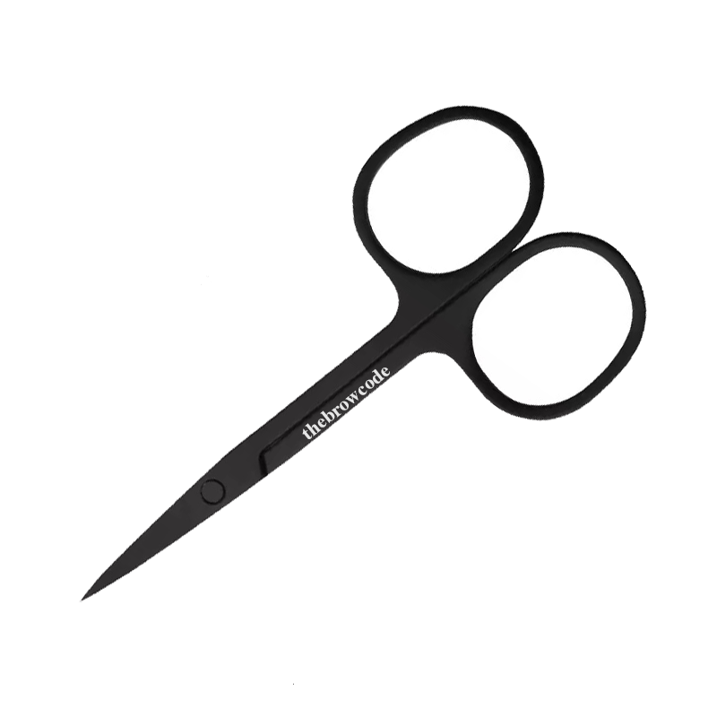 The Brow Code - Black Matte Stainless Steel Scissors