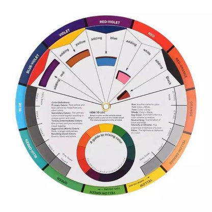 Color Wheel Mixing Chart